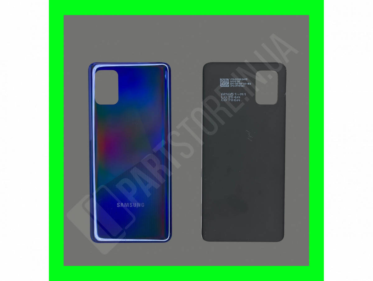 

Крышка Samsung A31 A315 Blue оригинал, Голубой