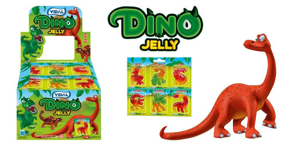 

Желейные конфеты Динозавры Dino Jelly Vidal 66 г Испания