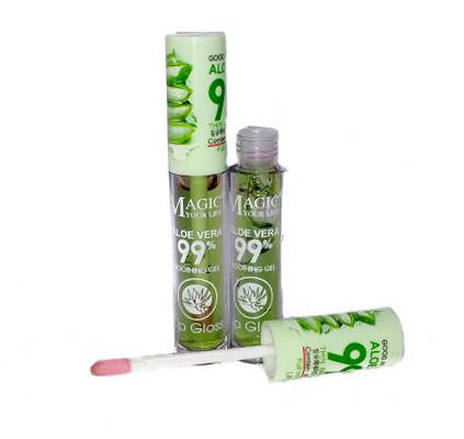 

Проявляющий блеск для губ Magic Your Life Aloe Vera 99% Soothing Gel Lip Gloss