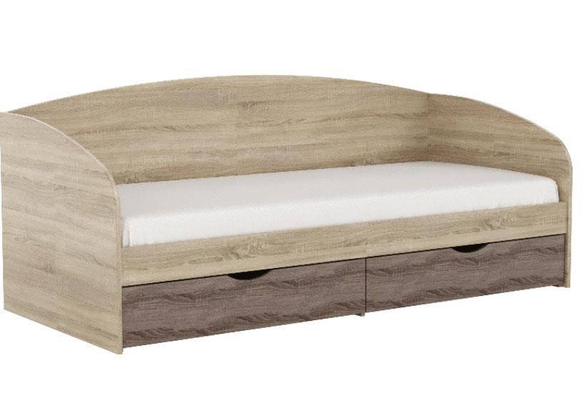 

Кровать Комфорт комби сонома + трюфель Эверест (194х85х50 см)