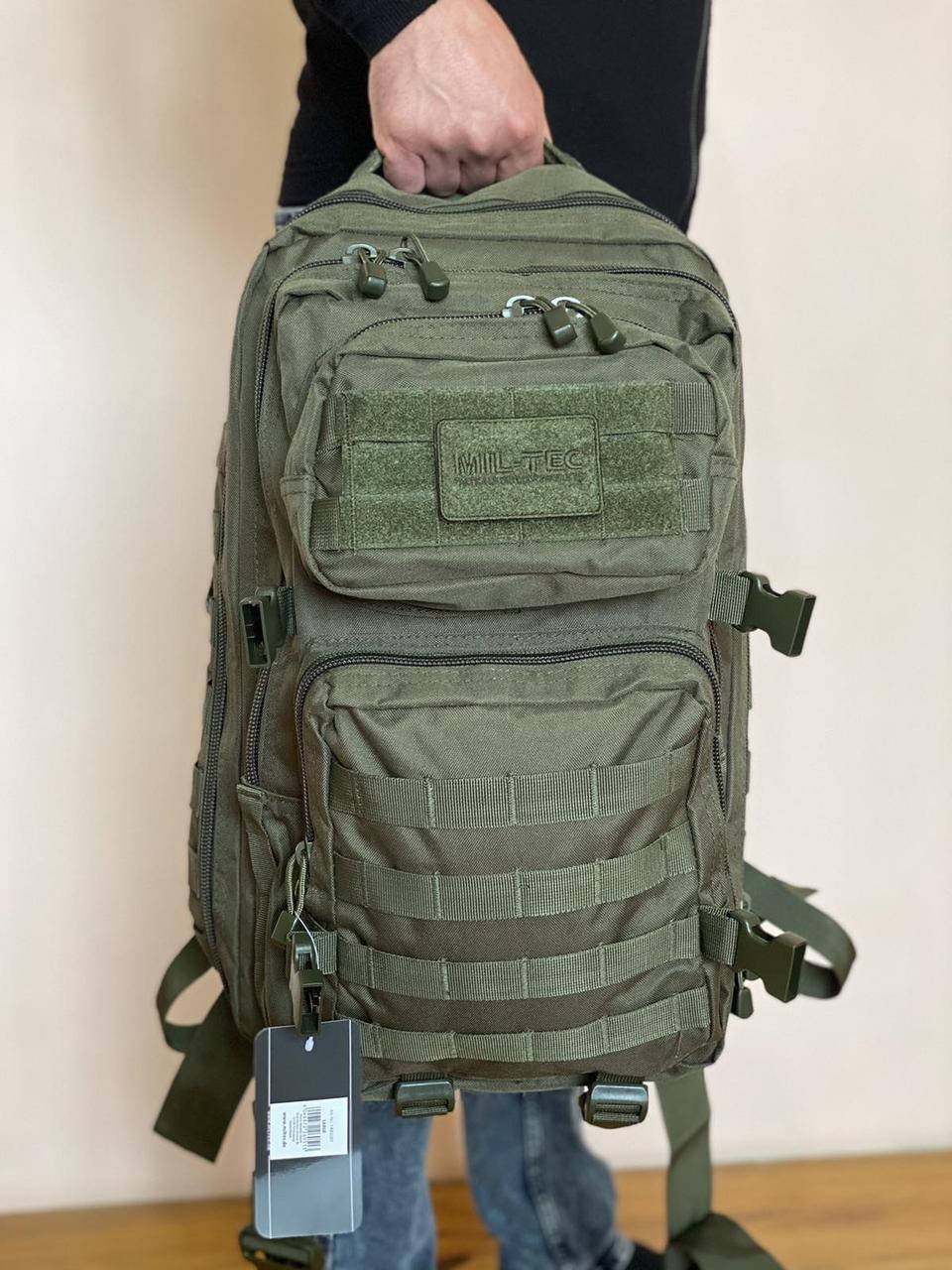 

Рюкзак тактический ASSAULT (L-36) мультикам Mil-tec, Оливковый