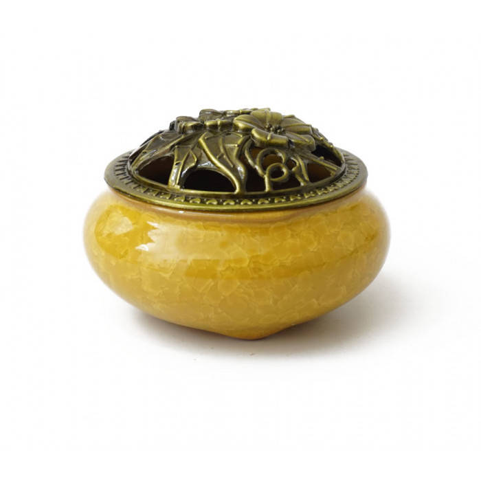 

Курильница для благовоний "Треснувший Лед" янтарный (10х10х6 см)