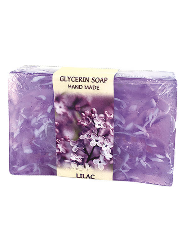 

Глицериновое мыло ручной работы - Сирень, BioRose, 75 гр