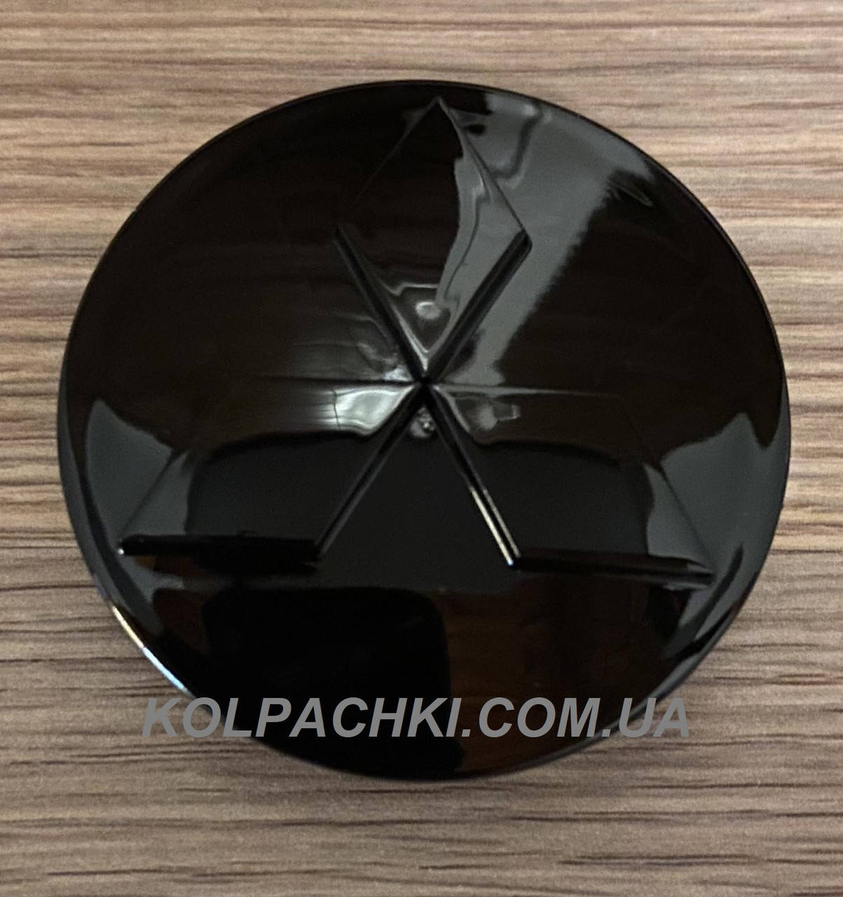 

Колпачки Mitsubishi MN103370 60мм 56 мм черные с черным логотипом