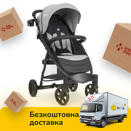 

Детская прогулочная коляска (колеса EVA, вес 9,8 кг) El Camino Favorit M 3409 Light Gray Светло-серый