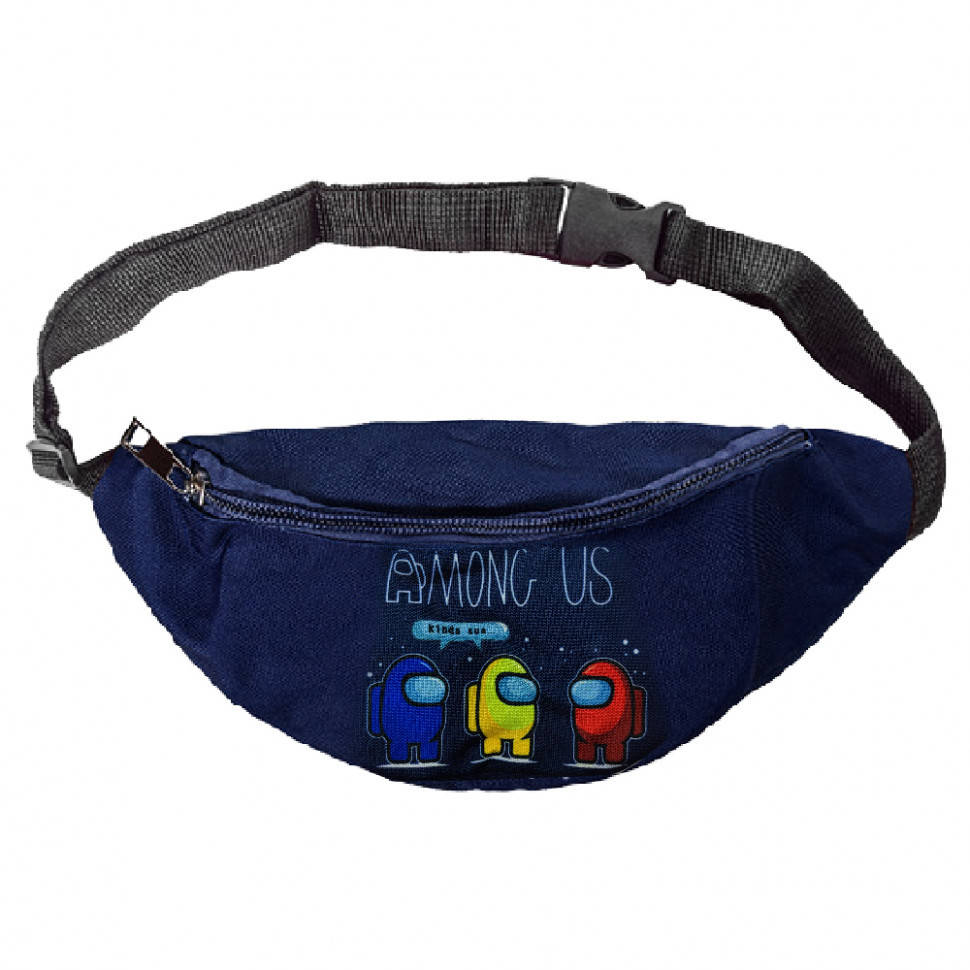 

Al Поясная сумка (бананка) "Герои Амонг Ас" AU11221-21-24, 25-6-11 см (Тёмно-Синий)