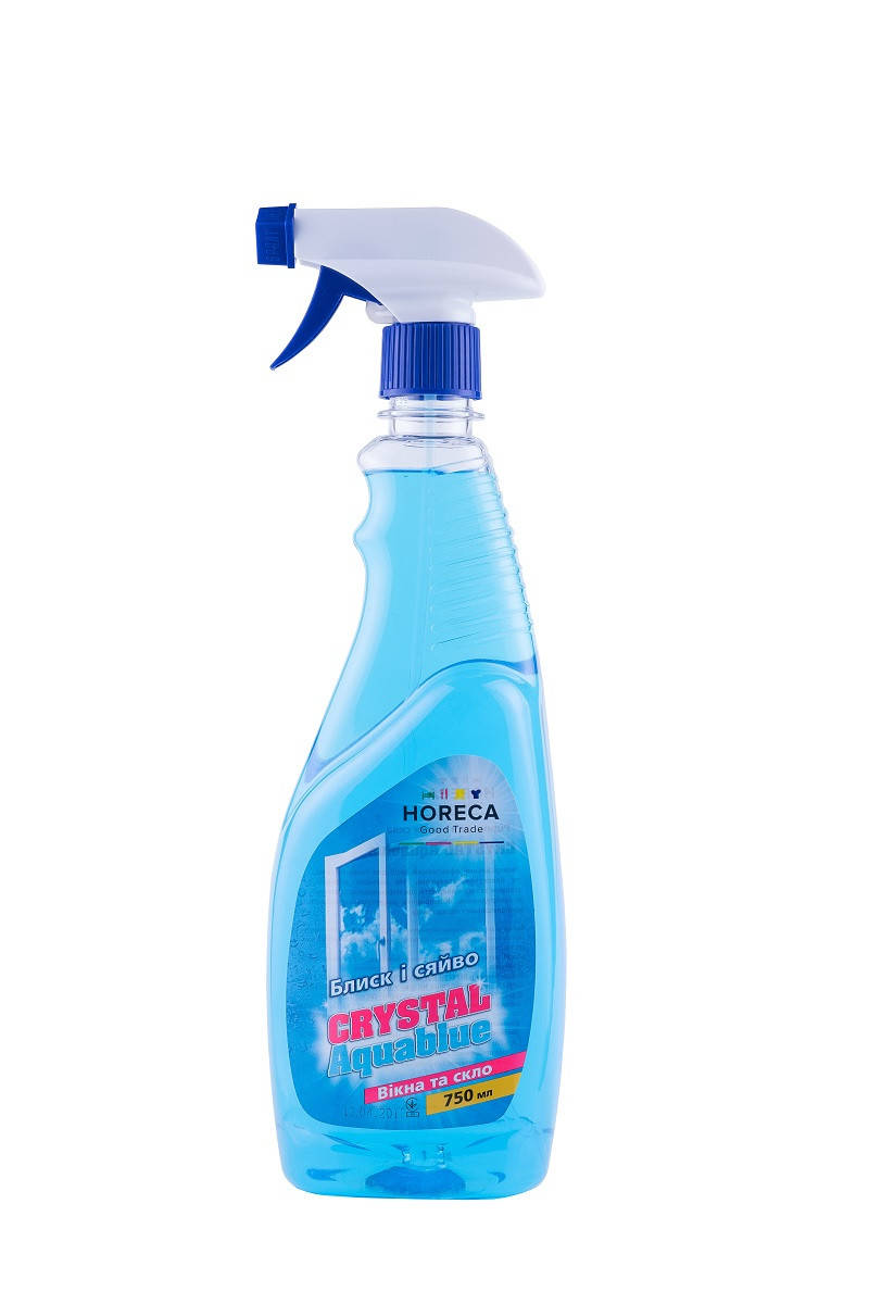 

Средство для мытья стёкол Horeca Good Trade crystal 750 гр./Тригер/синий