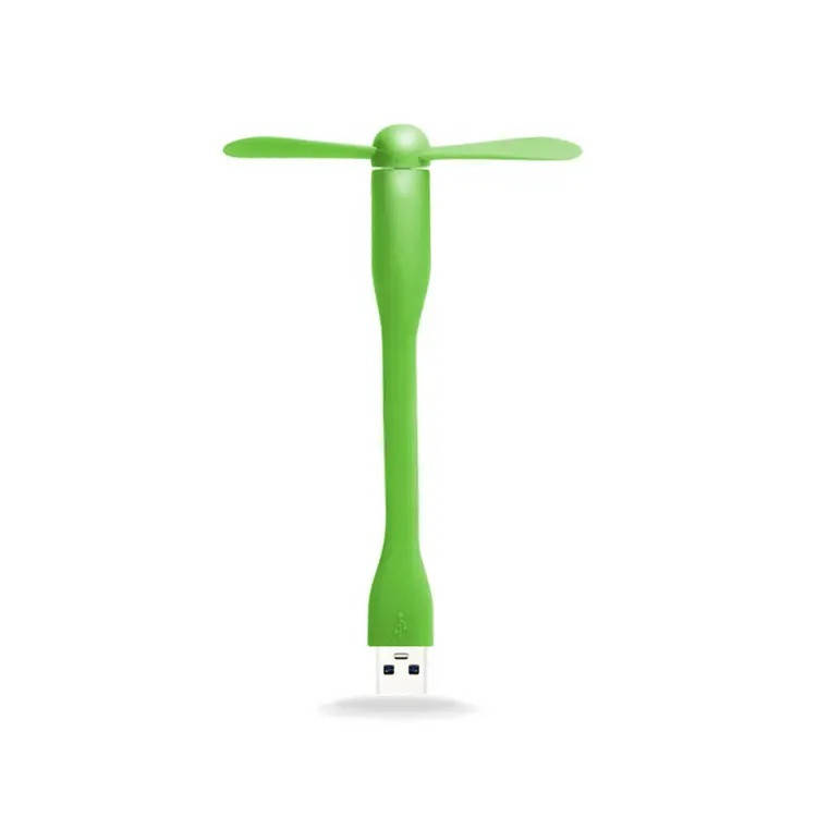 

Портативный гибкий USB вентилятор Зеленый