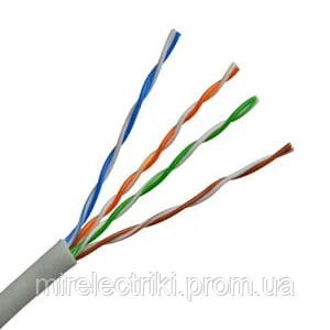 

Вита пара c.5е кабель імпортний UTP (CCA) 4PR 24AWG