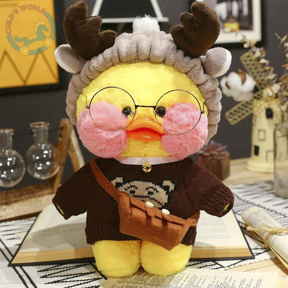 

Плюшевая утка "LaLaFanFan Duck" - мягкая игрушка ЛаЛаФанФан утка, Желтый