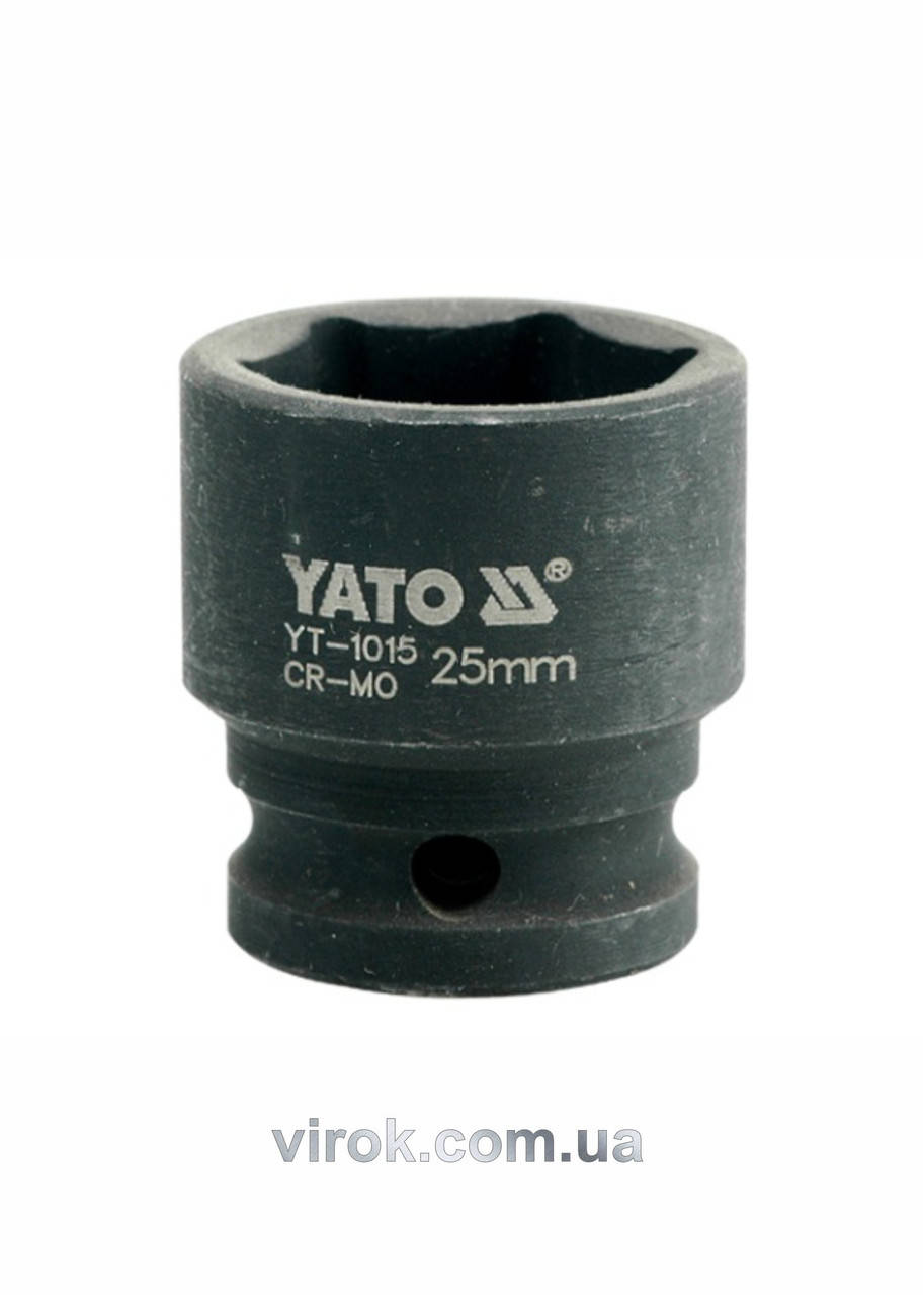 

Головка торцевая ударная шестигранная YATO 1/2" М25 х 43 мм YT-1015