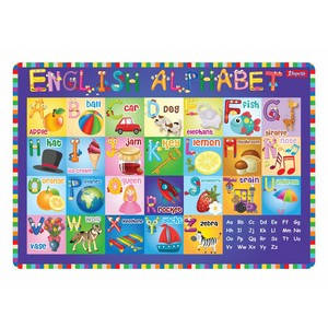 

Підложка настільна 1 Вересня English alphabet (англ) 10шт/уп