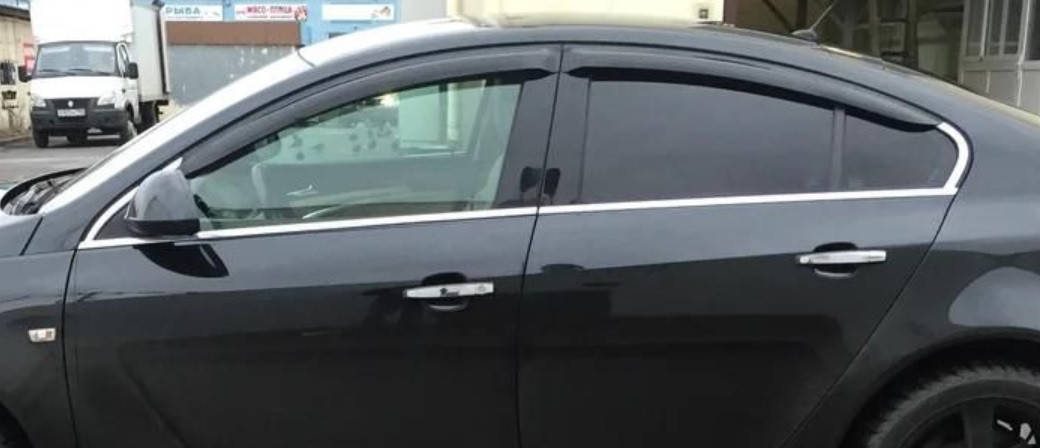 

Дефлекторы окон (ветровики) Opel Insignia A sedan 2008-2015, VL - Cobra Tuning, O10908