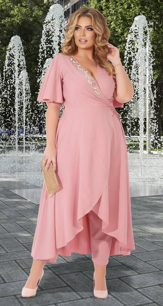 

Нарядный костюм с брюками (54)