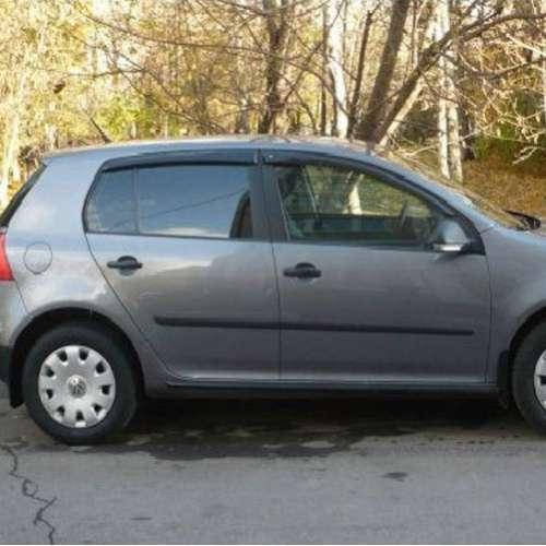 

Дефлекторы окон ветровики Фольксваген Гольф 5 Volkswagen Golf V 03-08 КТ (Накладные)