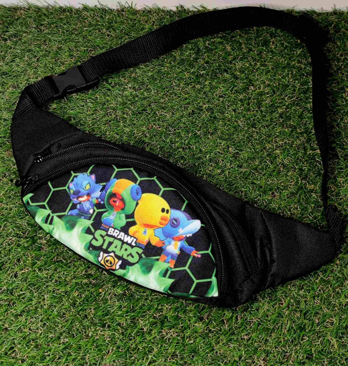 

Бананка бравл старс / сумка на пояс бравл старс / сумка бравл старс / детская бананка бравл старс, Черный