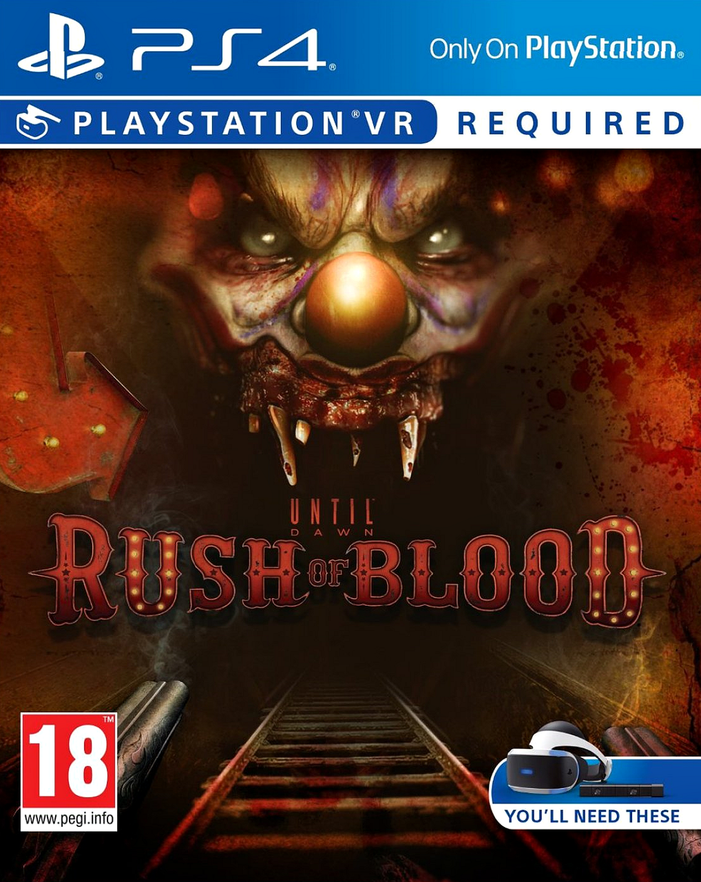 

Until Dawn Rush of Blood VR PS4 (русская версия)