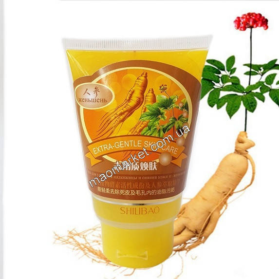 

Пилинг скатка для лица с женьшенем Shilibao