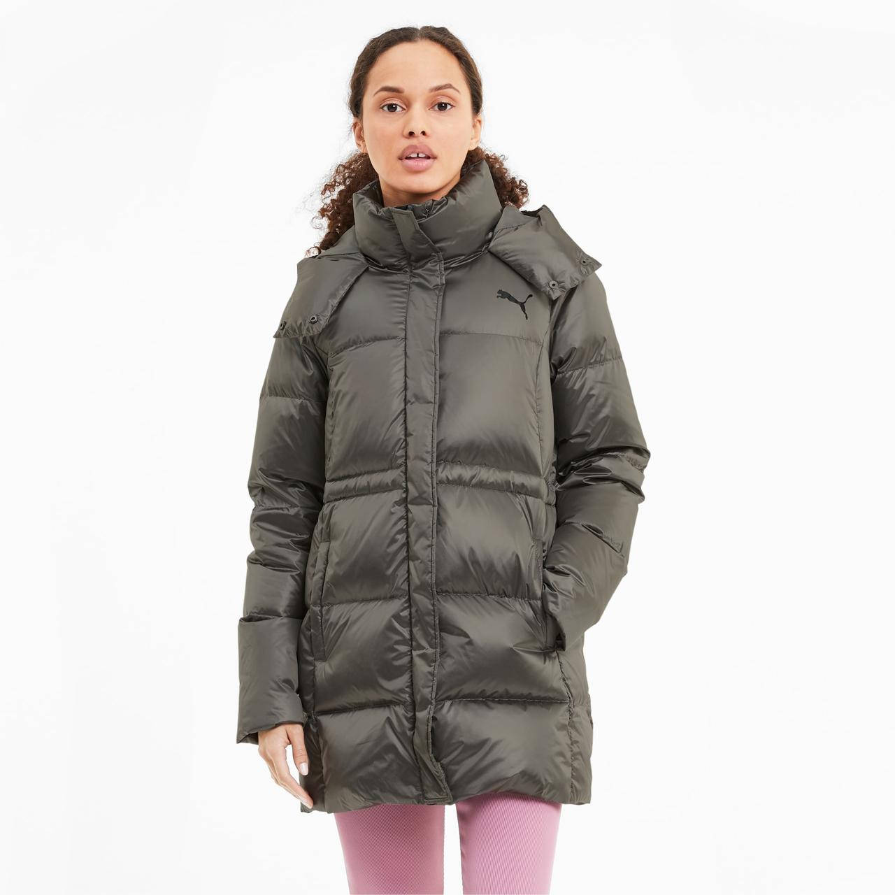 

Женская куртка Puma Cocoon Down Coat(Артикул:58223142), Серый