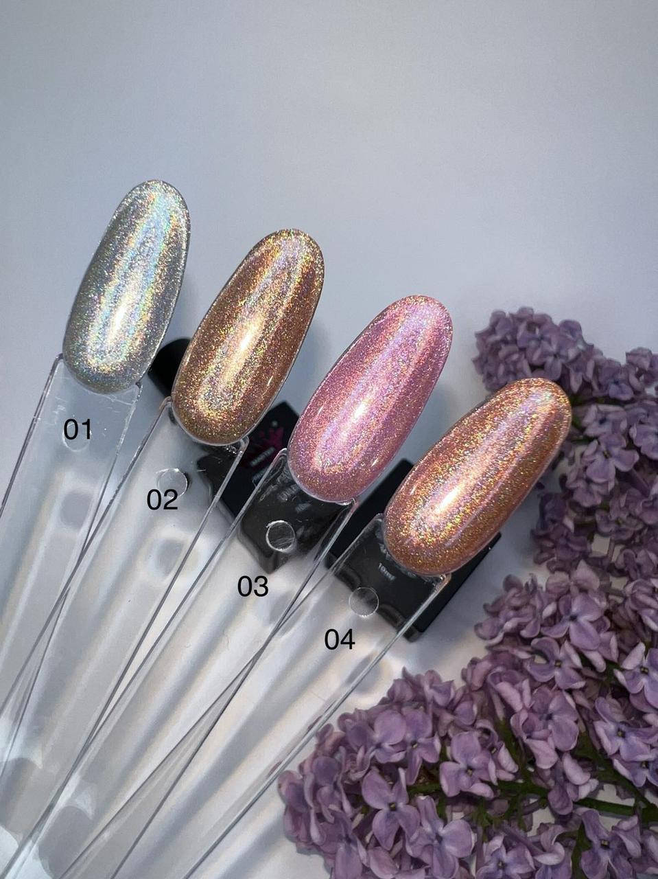 

Гель лак с эффектом втирки Призма Master Professional , 10 мл 03