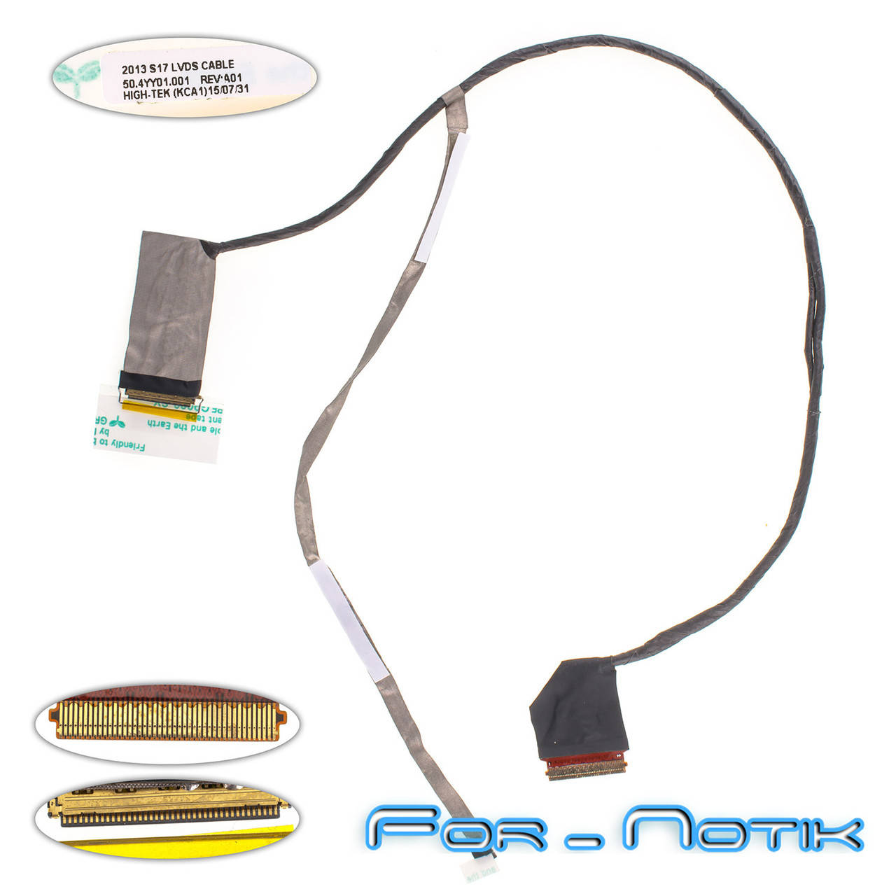 

Шлейф матрицы для ноутбука HP (470 G1, 470 G0, S17) (50.4yy01.001)