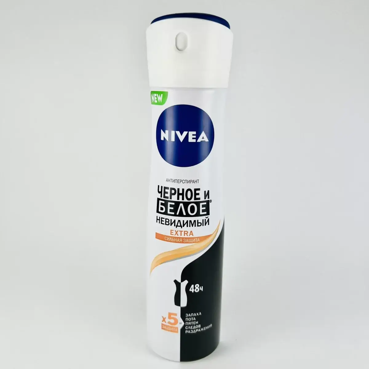 

Дезодорант спрей женщин. Nivea Невидимый черное и белое экстра (12шт/ящ)