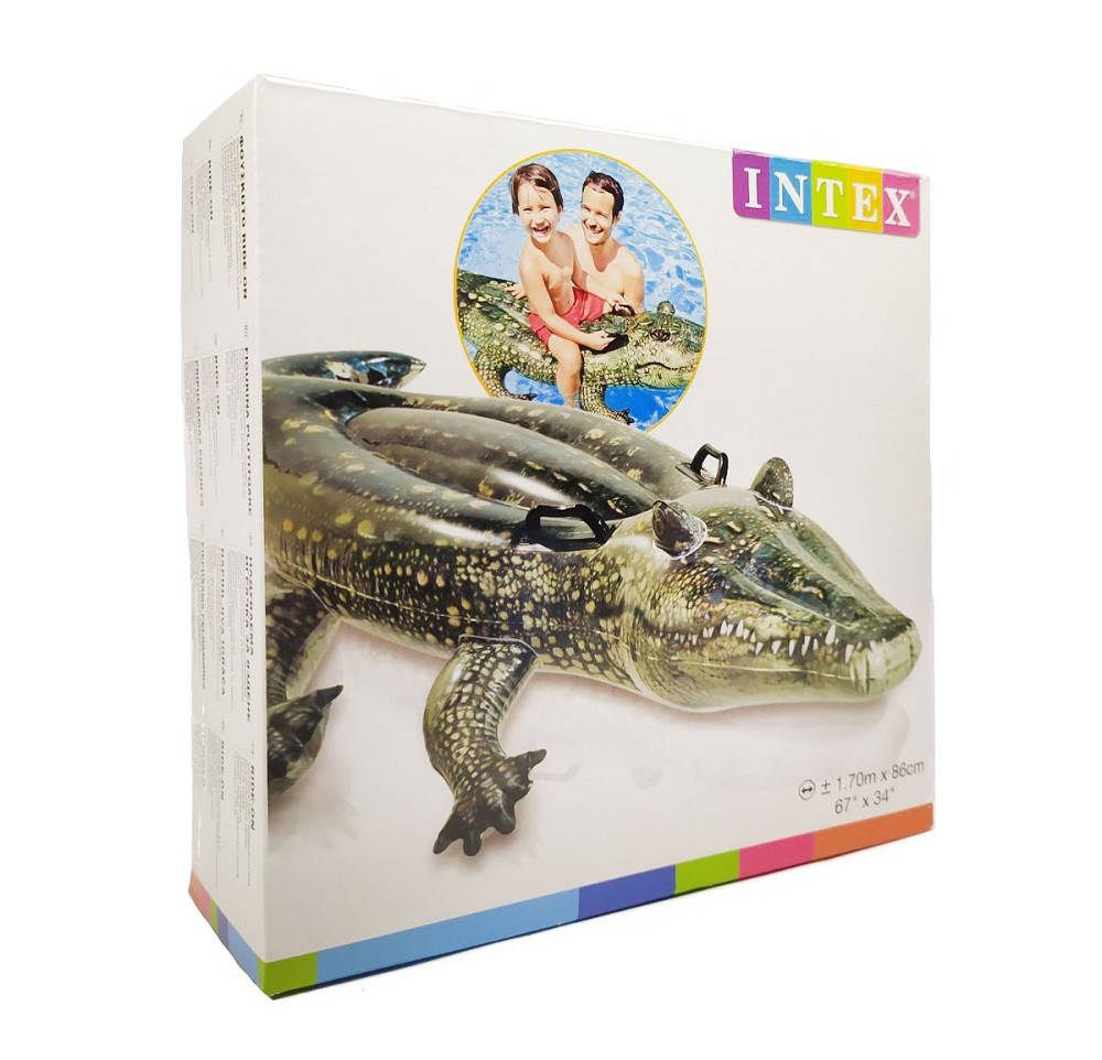 

Плот надувной "Крокодил" Intex 57551NP