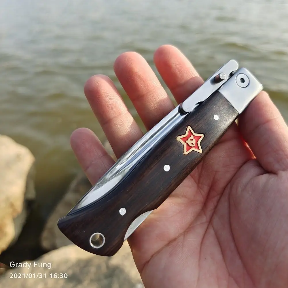 

Складная финка НКВД, Черный