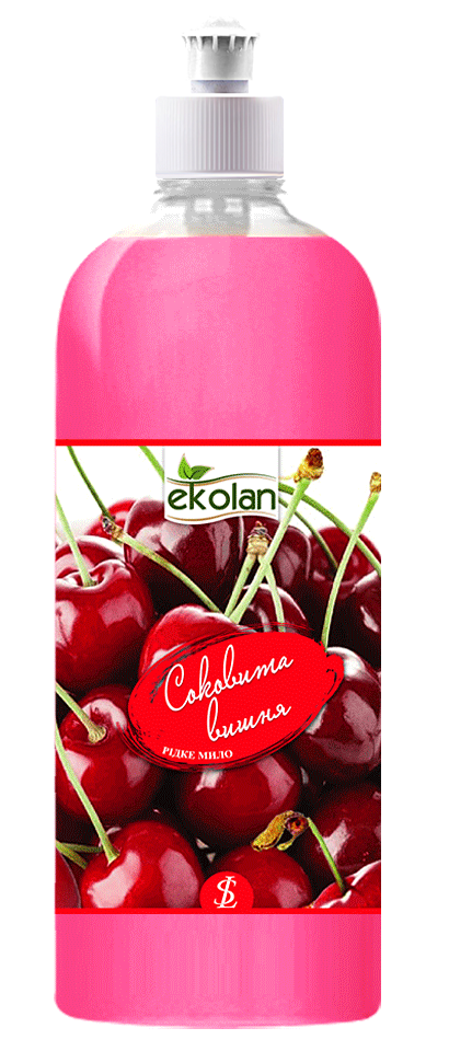

М рідке Ekolan 1л "Соковита вишня" (пуш-пул)*12