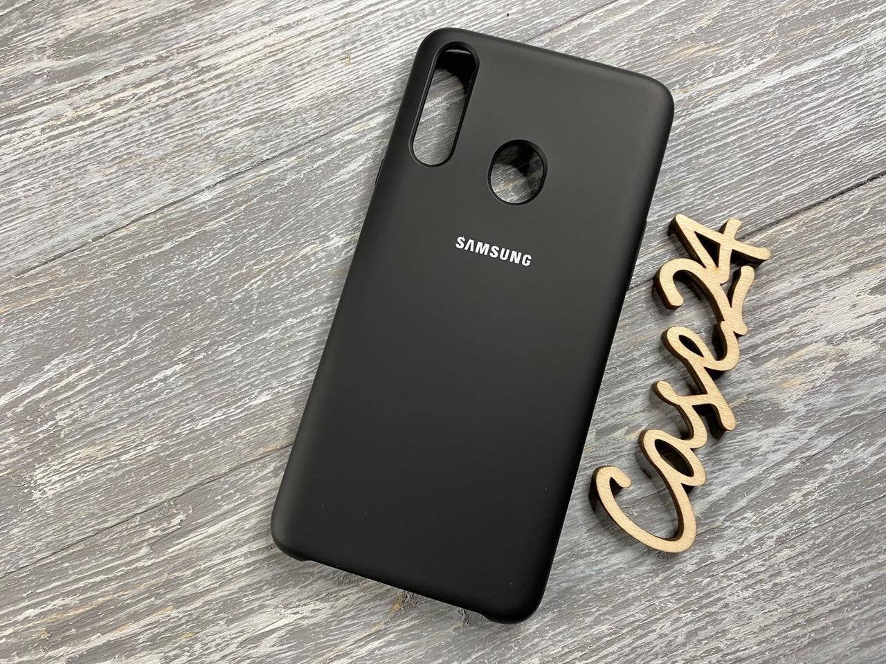 

Чехол Soft touch на Samsung Galaxy A20S (8 цветов) черный