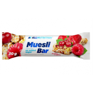 

Протеиновый батончик Muesli bar AllNutrition 30g со вкусом Клюква-Малина