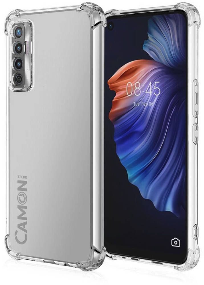 

Прозрачный чехол MultiCam Tecno Camon 17P (усиленный углами) Ultra Air (Техно Камон 17Р)