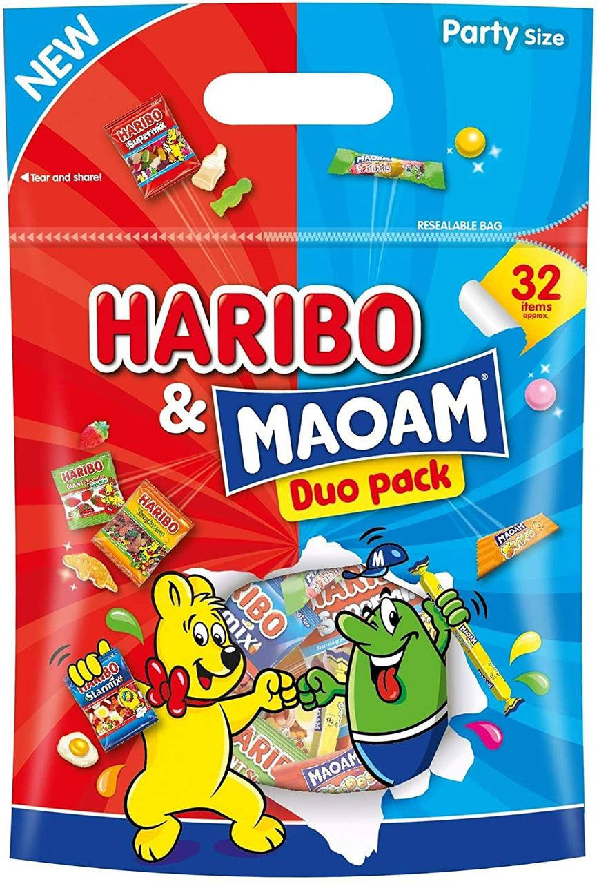 

Жевательные конфеты Haribo Maoam Mix Duo Pack 32s 450 g