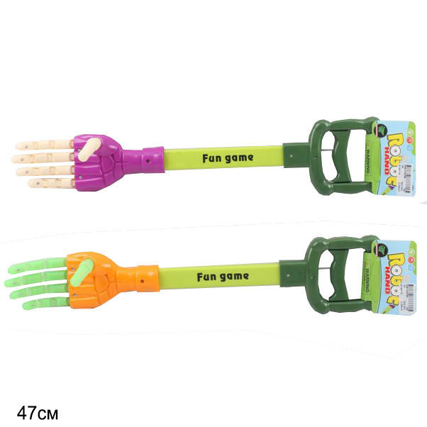 

Рука робота клешня "Robot hand" 190/191 4 види світиться у темряві 49*2,5*10 см