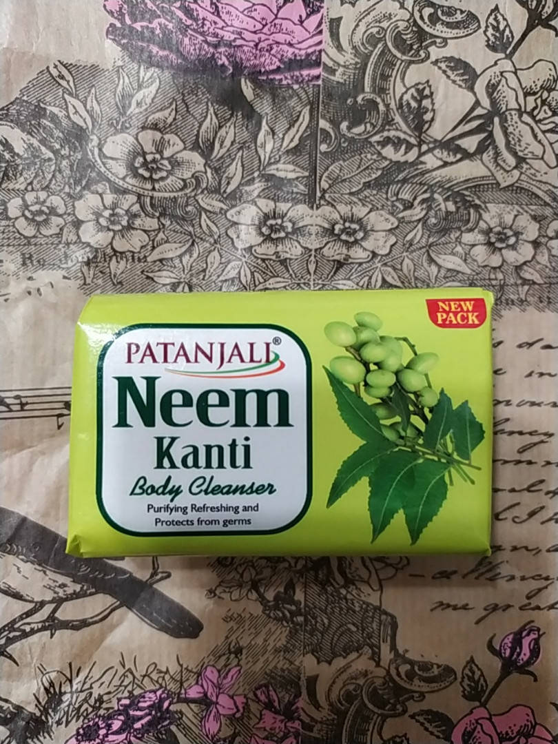 

Мыло Патанджали Ним Канти, Soap Neem Kanti Patanjali, 75г