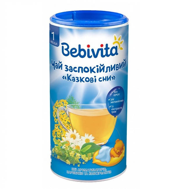 

Чай успокаивающий Bebivita Сказочные сны в гранулах, 200 г