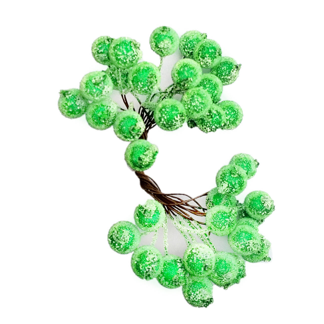 

Ягоды в сахаре №4 зеленые (12 мм, 40 шт)