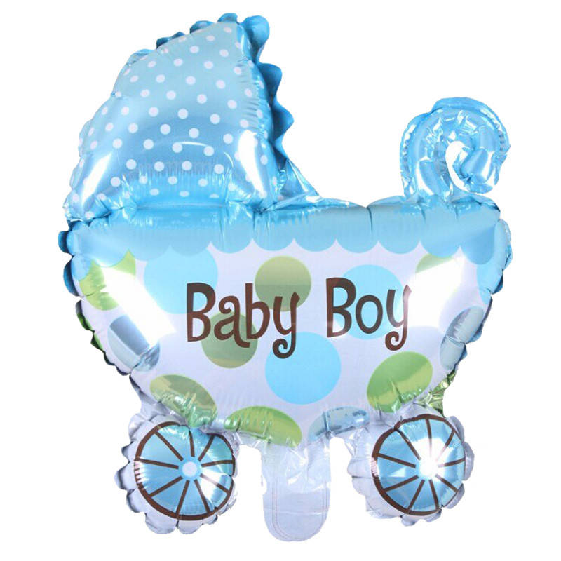 

Фольгированный шар мини-фигура Baby boy 27*73см Китай, Голубой