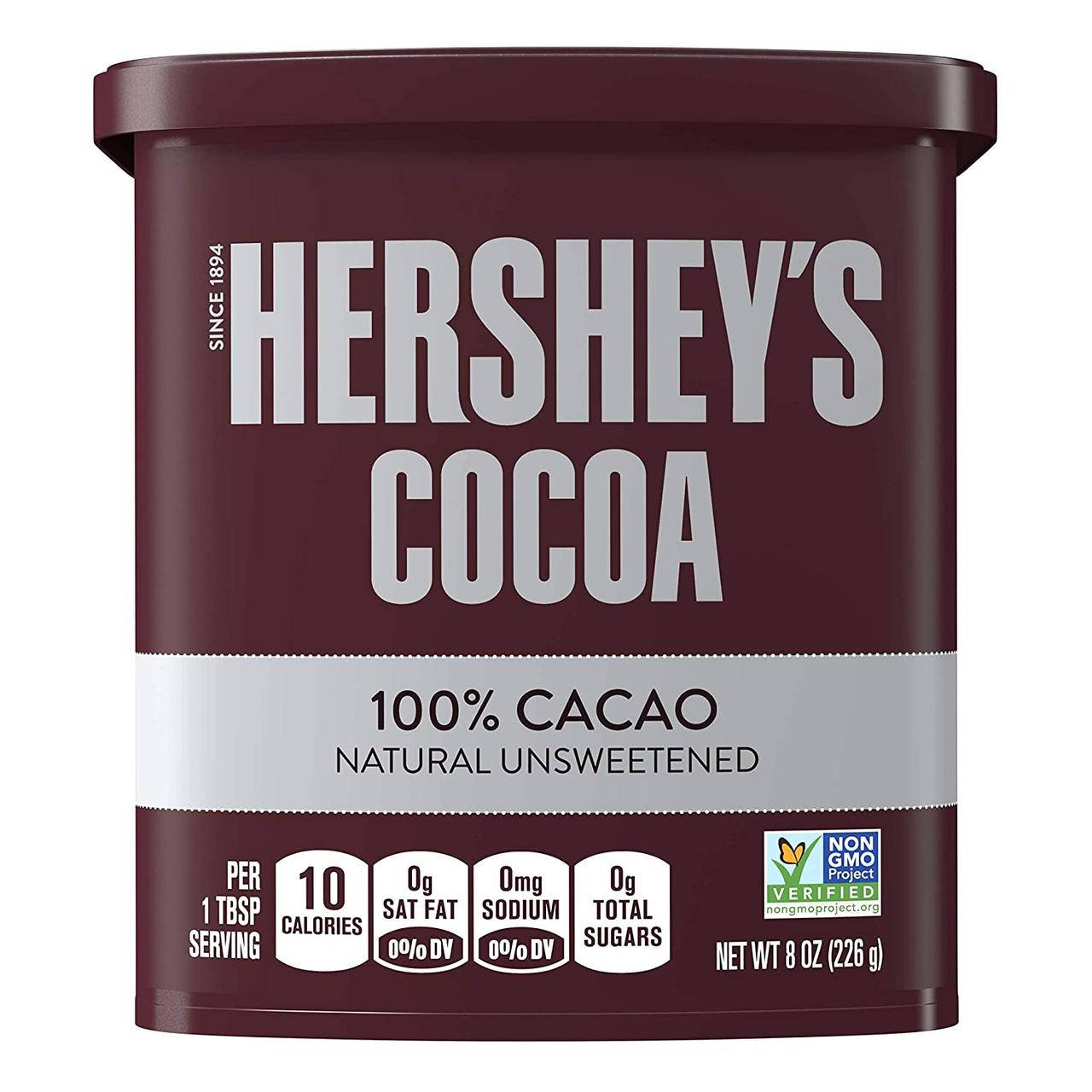 

Какао Hershey's Cocoa 100% Natural Unsweetened 226g