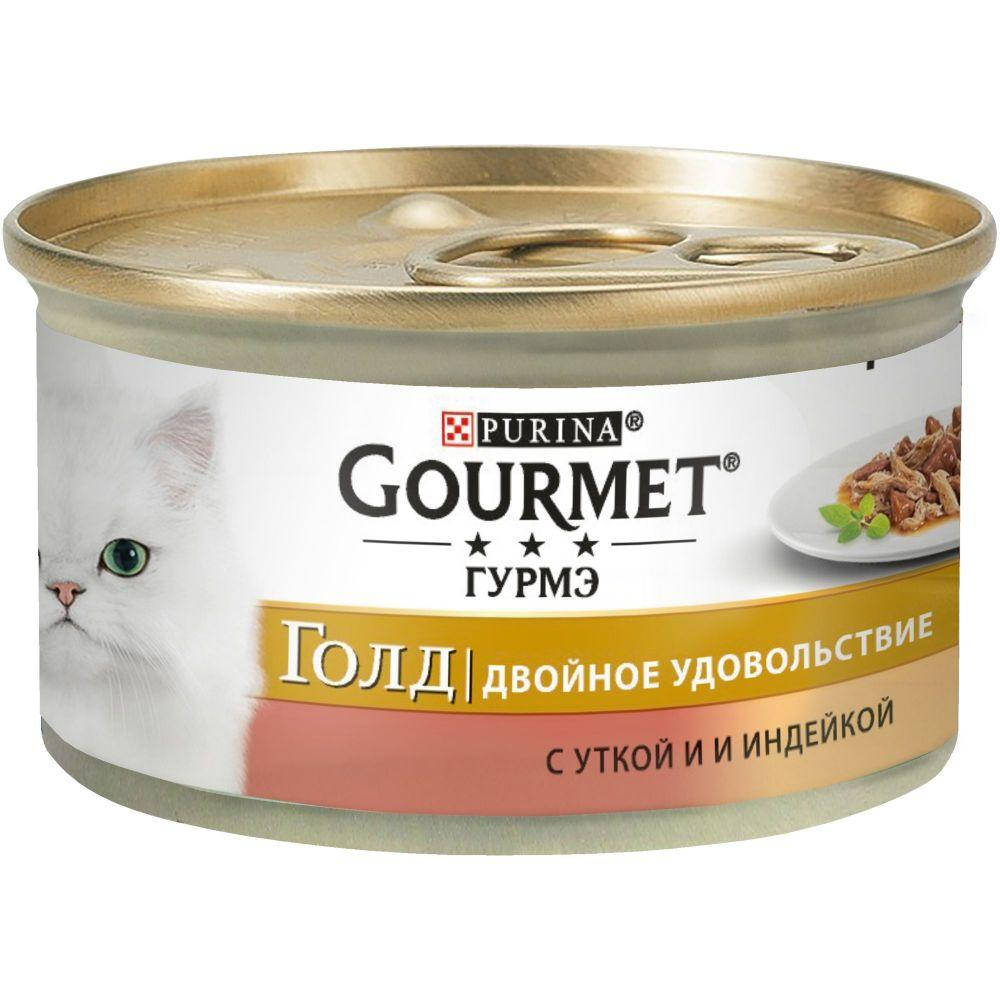 

Консерви Purina Gourmet Gold Подвійне задоволення качка і індичка 85 г
