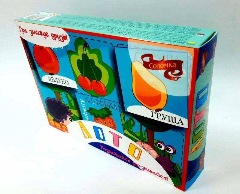 

Детская настольная игра ЛОТО Слова