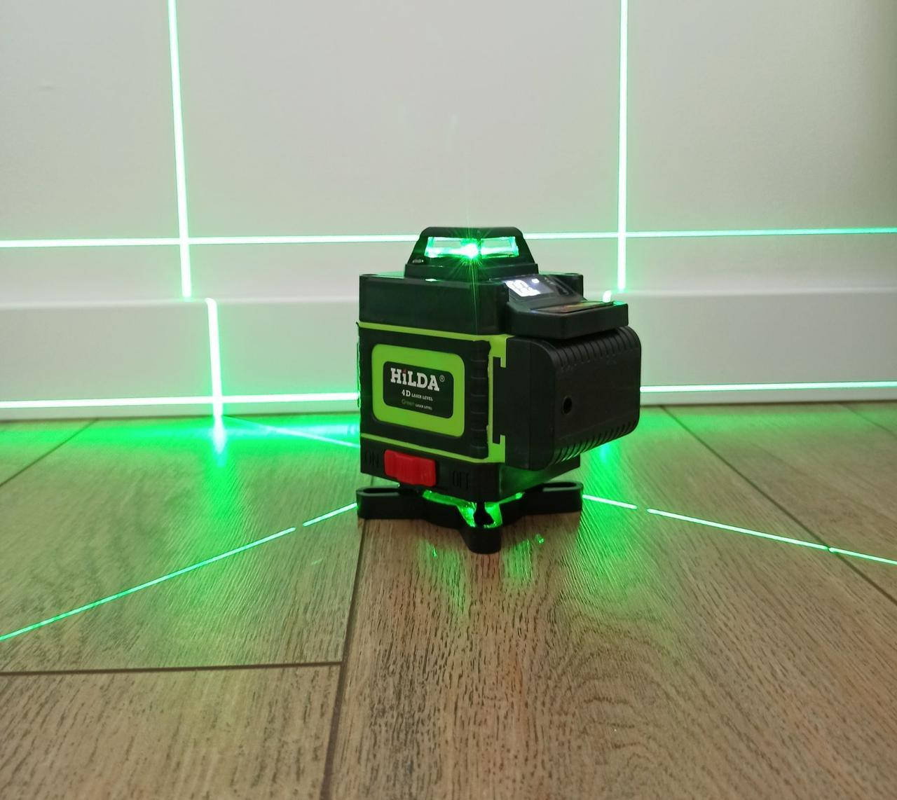 

Лазерный уровень Hilda 4D 16 линий с дисплеем