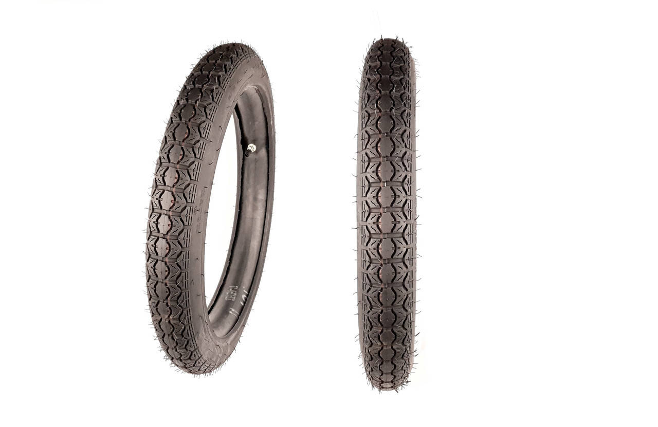 

Покрышка на мопед 2.50-17 шоссе с камерой, к.323