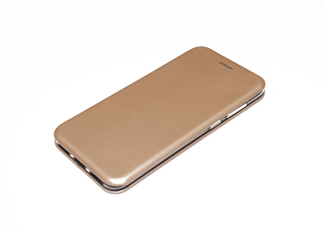 

Чехол книжка Level для Huawei Y7 2019 Экокожа Золотой
