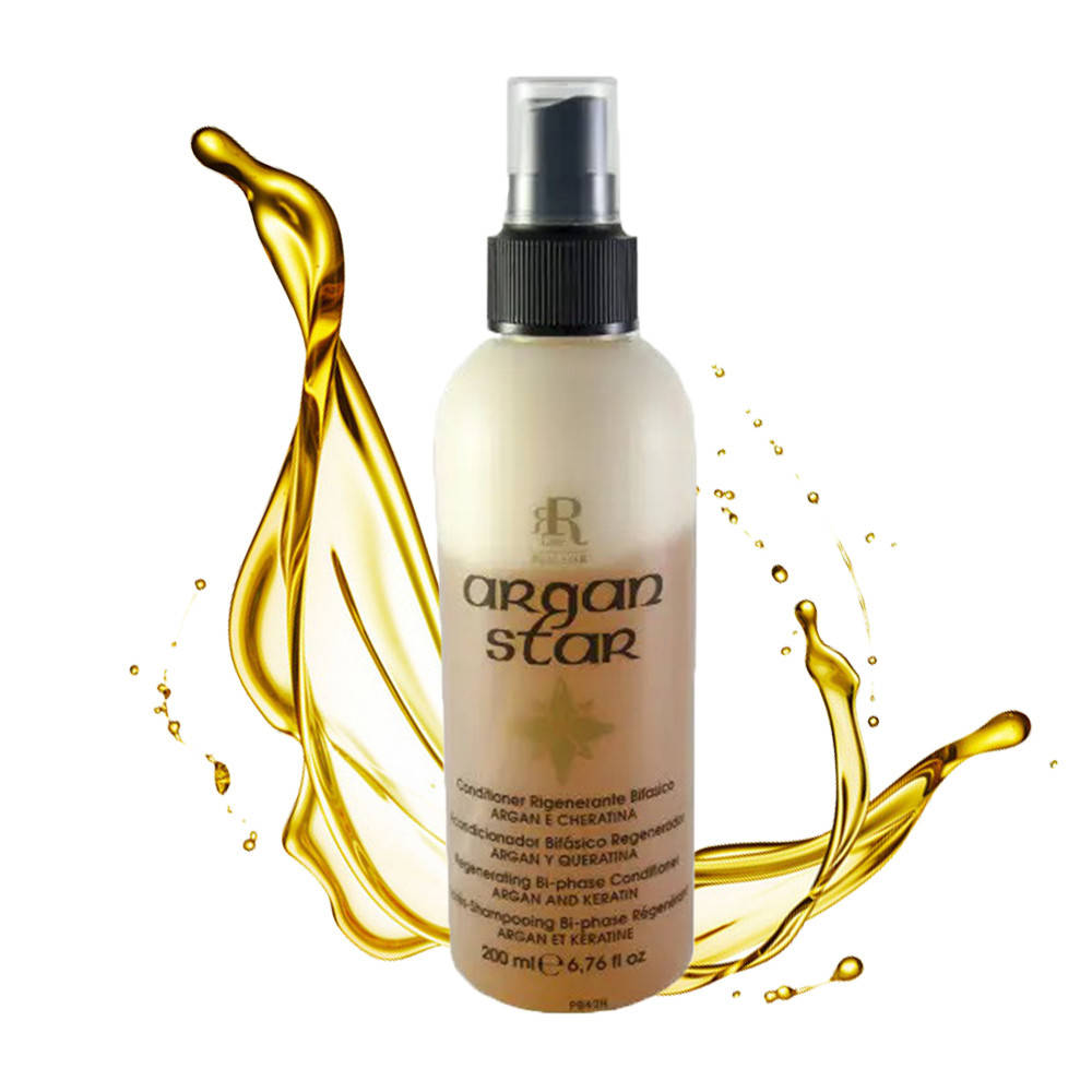 

Двухфазный спрей для волос с маслом арганы и кератином RR Line Argan Star 200мл