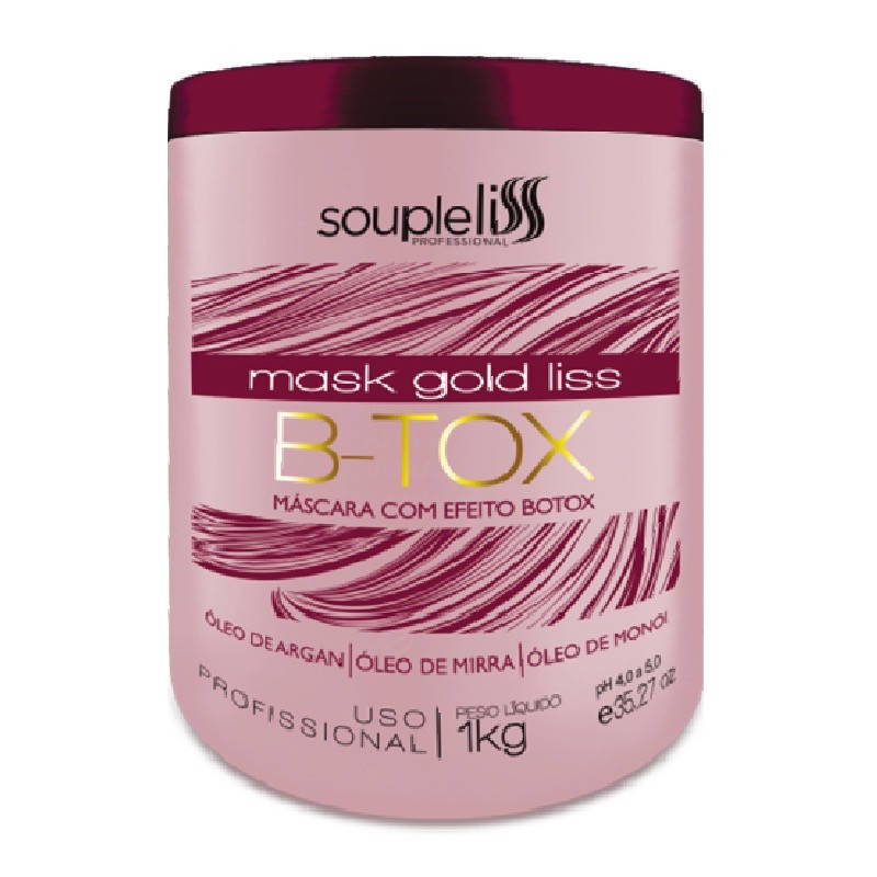

Ботекс для волос SoupleLiss B-tox Mask Gold Liss. Ботекс Соуплелисс выпрямляющий. Оригинал 100 мл