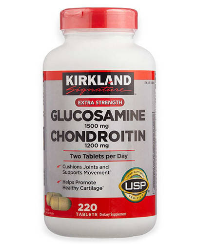 

Kirkland глюкозамин c хондроитином, 220 шт