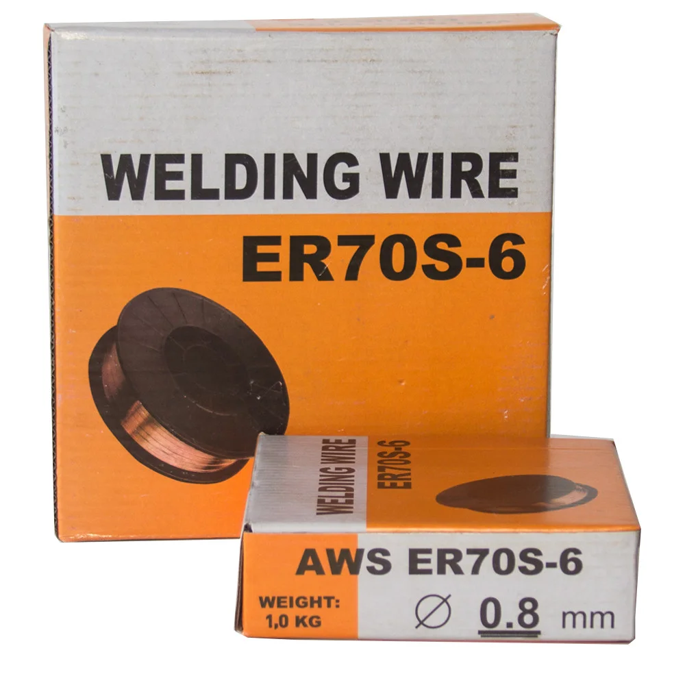 

Проволока сварочная омедненная AWS ER70S-6 0,8 мм 1 кг