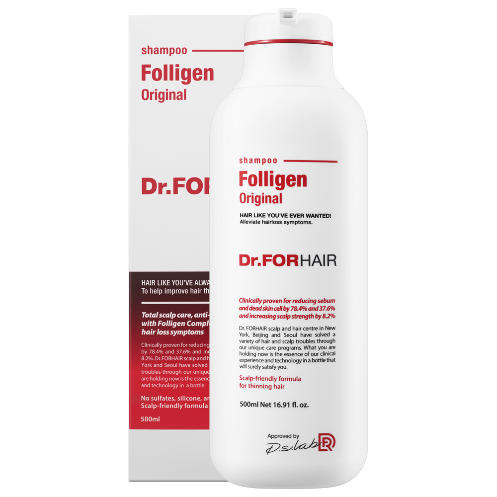 

Шампунь против выпадения волос Dr.FORHAIR Folligen Shampoo, 500мл
