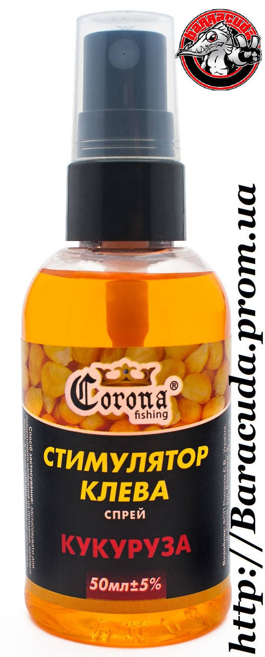 

Стимулятор клева спрей 50 мл Corona Кукуруза